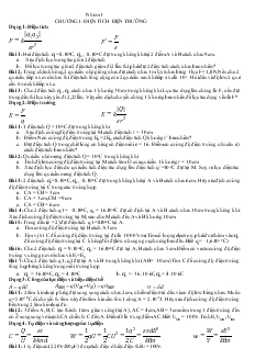 Ôn tập Vật lý 11 - Chương I: Điện tích-Điện trường