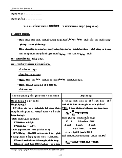 Bài giảng Tiết33: tính theo phương trình hoá học (tiếp theo)