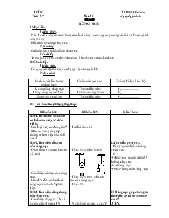 Bài soạn Vật lý 6 tiết 19: Ròng rọc