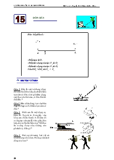 Bài tập cơ bản và nâng Vật lý 6 bài: Đòn bẩy