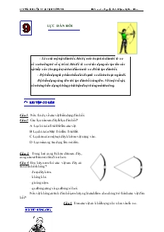 Bài tập cơ bản và nâng Vật lý 6 bài: Lực đàn hồi