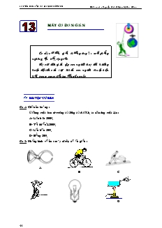 Bài tập cơ bản và nâng Vật lý 6 bài: Máy cơ đơn giản