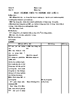 Giáo án Vật lý 6 tuần 30 tiết 30: Sự nóng chảy và sự đông đặc (tiết 2)