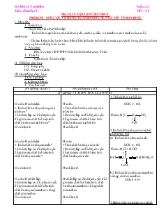 Bài giảng Bài 32: luyện tập chương 3: phi kim – sơ lược về bảng tuần hoàn các nguyên tố hoá học tuần 22 tiết 41