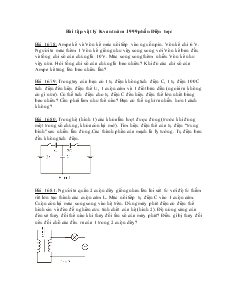 Bài tập vật lý Kvant năm 1999