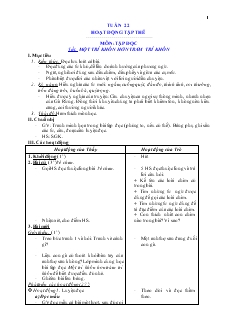 Giáo án dạy lớp 2 tuần thứ 22