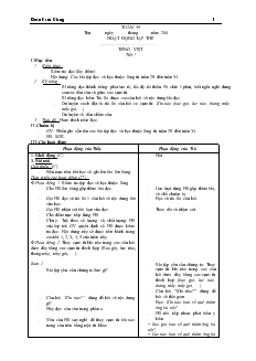 Giáo án dạy lớp II tuần 35