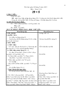 Giáo án giảng lớp 2 tuần 4