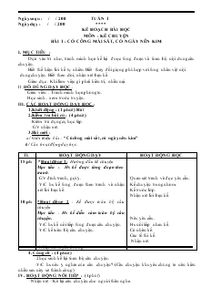 Giáo án Kể chuyện khối 2 cả năm