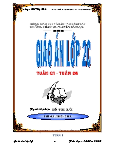 Giáo án lớp 2 cả năm