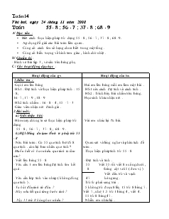 Giáo án lớp 2 tuần 14 - Trường Tiểu học Tân Thành