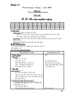 Giáo án lớp 2 tuần 18 chi tiết