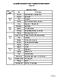 Giáo án lớp 2 tuần 24 - Trường TH Tân Thanh