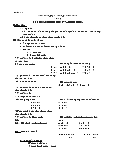 Giáo án lớp 2 tuần 27, 28