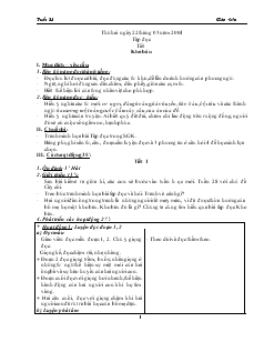 Giáo án lớp 2 tuần 28 - Trường TH Phan Chu Trinh