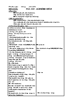 Giáo án Thủ công 2 tuần 12: Gấp, cắt, dán hình tròn