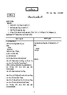 Giáo án Toán 2 kì 2 - Trường Tiểu Học Vĩnh Lương I