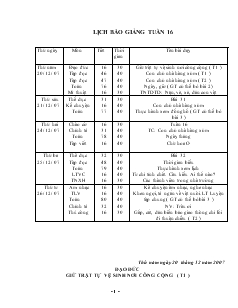 Giáo án tuần 16 dạy khối 2