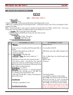 Kế hoạch bài dạy tuần 17 khối 2