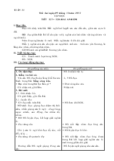 Giáo án lớp 2 dạy bài tuần 15