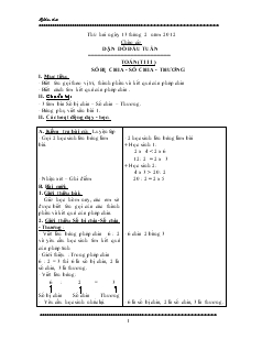 Giáo án lớp 2 tuần 22, 23, 24