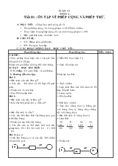 Giáo án Toán tuần 17 lớp 2