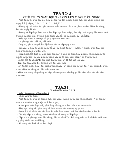 Tháng 4 - Chủ đề: 73 năm đội ta lớn lên cùng đất nước