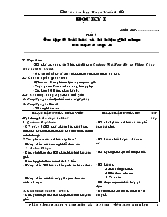 Giáo án Âm nhạc khối 4