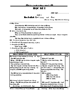 Giáo án Hát nhạc khối 1