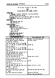 Giáo án lớp 3 - Tuần 16 môn Toán