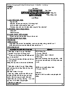 Giáo án Ngữ văn 10 Tuần16 tiết 48- Đọc thêm lầu hoàng hạc, nỗi oán của người phòng khuê, khe chim kêu