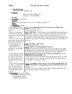 Giáo án Ngữ văn 9 - Học kỳ II - Tiết 80: Ôn tập tập làm văn (tiếp)