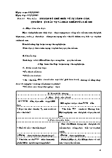 Giáo án Ngữ văn 9 - Tiết 11: Văn bản tuyên bố thế giới về sự sống còn, quyền được bảo vệ và phát triển của trẻ em