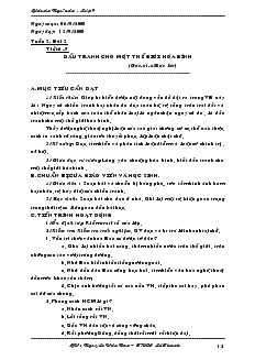 Giáo án Ngữ văn 9 - Tuần 2 - Tiết 6 đến tiết 10