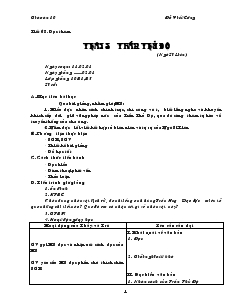 Giáo án Ngữ văn lớp 10 Tiết 68- Đọc thêm- Thái sư Trần Thủ Độ ( Ngô Sĩ Liên)