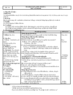 Giáo án môn Ngữ văn lớp 9 - Tiết 30: Trả bài tập làm văn số 1