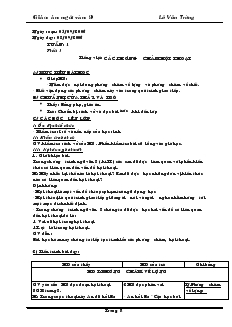 Giáo án Ngữ văn 9 - Tiết: 3: tiếng Việt các phương châm hội thoại