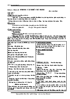 Giáo án Ngữ văn 9 - Trường cấp 2, 3 Sơn Thành