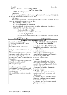 Giáo án Ngữ văn 9 - Tuần 20, 21