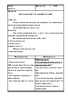 Giáo án Ngữ văn lớp 8 Tuần 18 Tiết 69-70 Hoạt động ngữ văn: làm thơ bảy chữ