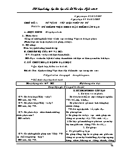 Kế hoạch dạy học bài học - Chủ đề tự chọn Ngữ văn 9