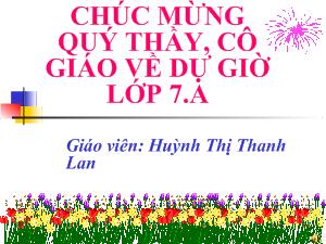 Bài giảng môn Ngữ văn 7 - Tiết 33: Chữa lỗi về quan hệ từ