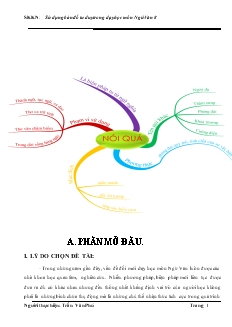 Đề tài Sử dụng bản đồ tư duy trong dạy học môn Ngữ Văn 8