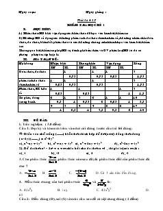 Giáo án Đại số 8 Tiết 36 + 37 Kiểm tra học kì 1