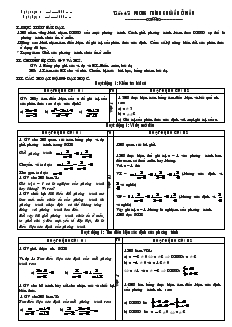 Giáo án Đại số lớp 8 Tiết 47 Phương trình chứa ẩn ở mẫu