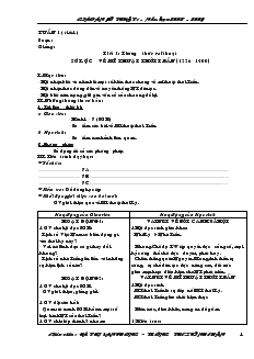 Giáo án Mĩ thuật 7 năm học 2008 - 2009