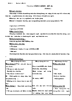 Giáo án môn Ngữ văn 7 (cả năm)