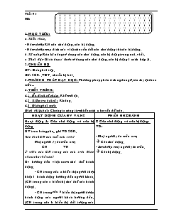 Giáo án môn Ngữ văn 7 (Chuẩn kiến thức kỹ năng) - Tiết 94: Chuyển đổi câu chủ động thành câu bị động