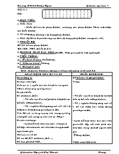 Giáo án môn Ngữ văn 7 (Chuẩn kiến thức kỹ năng) - Tiết 114: Liệt kê