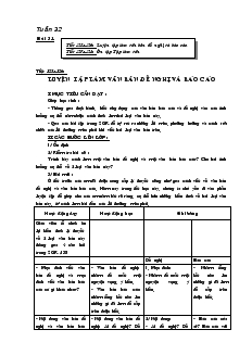 Giáo án môn Ngữ văn 7 (Chuẩn kiến thức kỹ năng) - Tuần 32